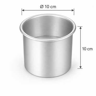 Moule rond PME diamètre 10 cm hauteur 10 cm