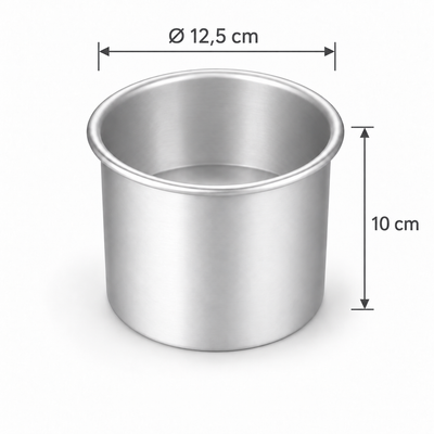 Moule rond PME diamètre 12,5 cm hauteur 10 cm