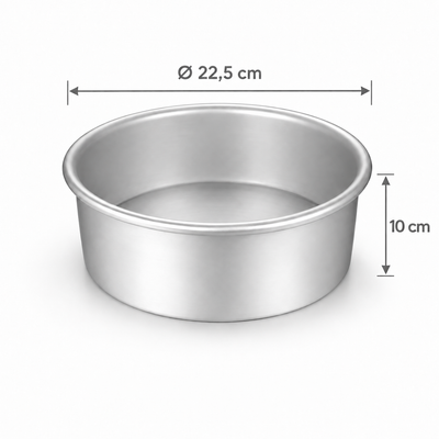 Moule rond PME diamètre 22,5 cm hauteur 10 cm