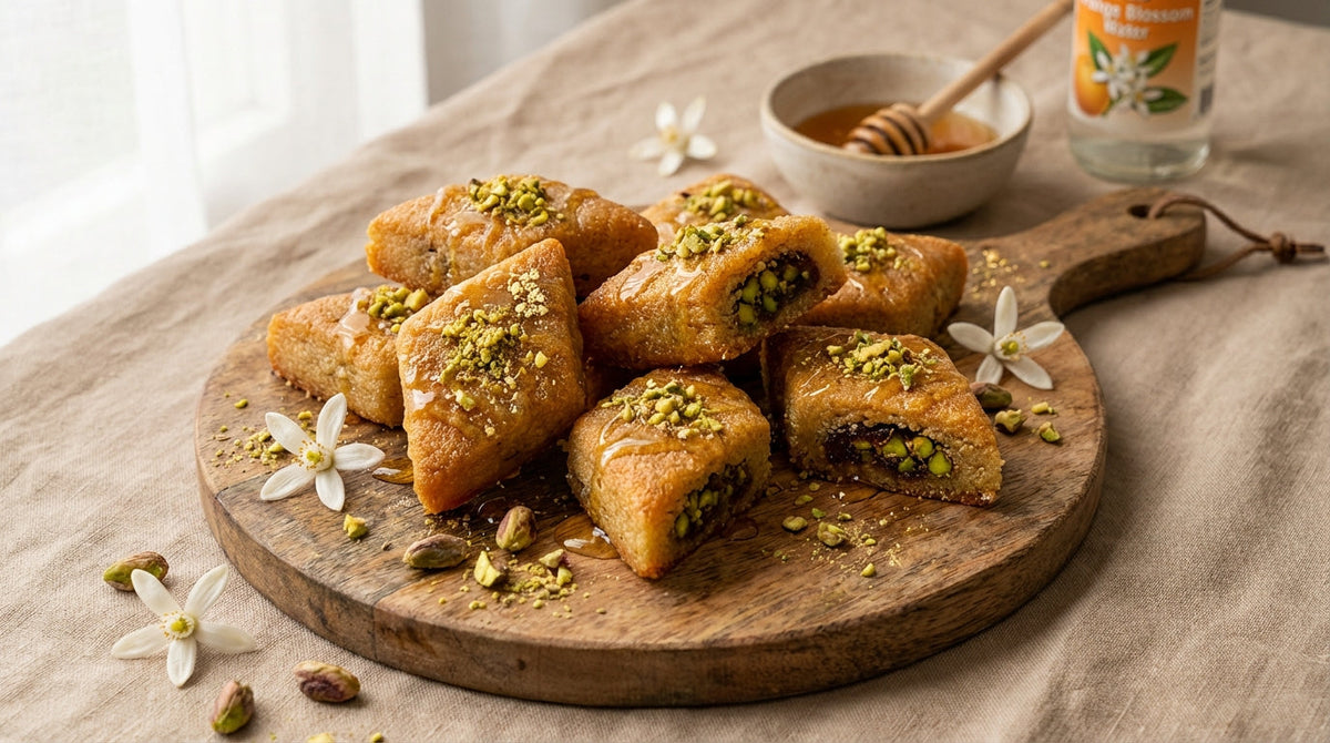Les Makrouts Modernes Pistache-Fleur d'Oranger pour Ramadan et Aïd
