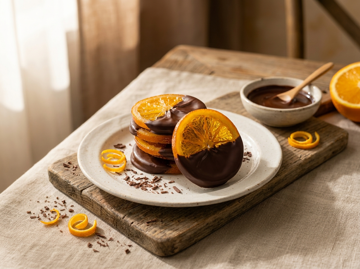 Recette des oranges confites au chocolat | Patissland