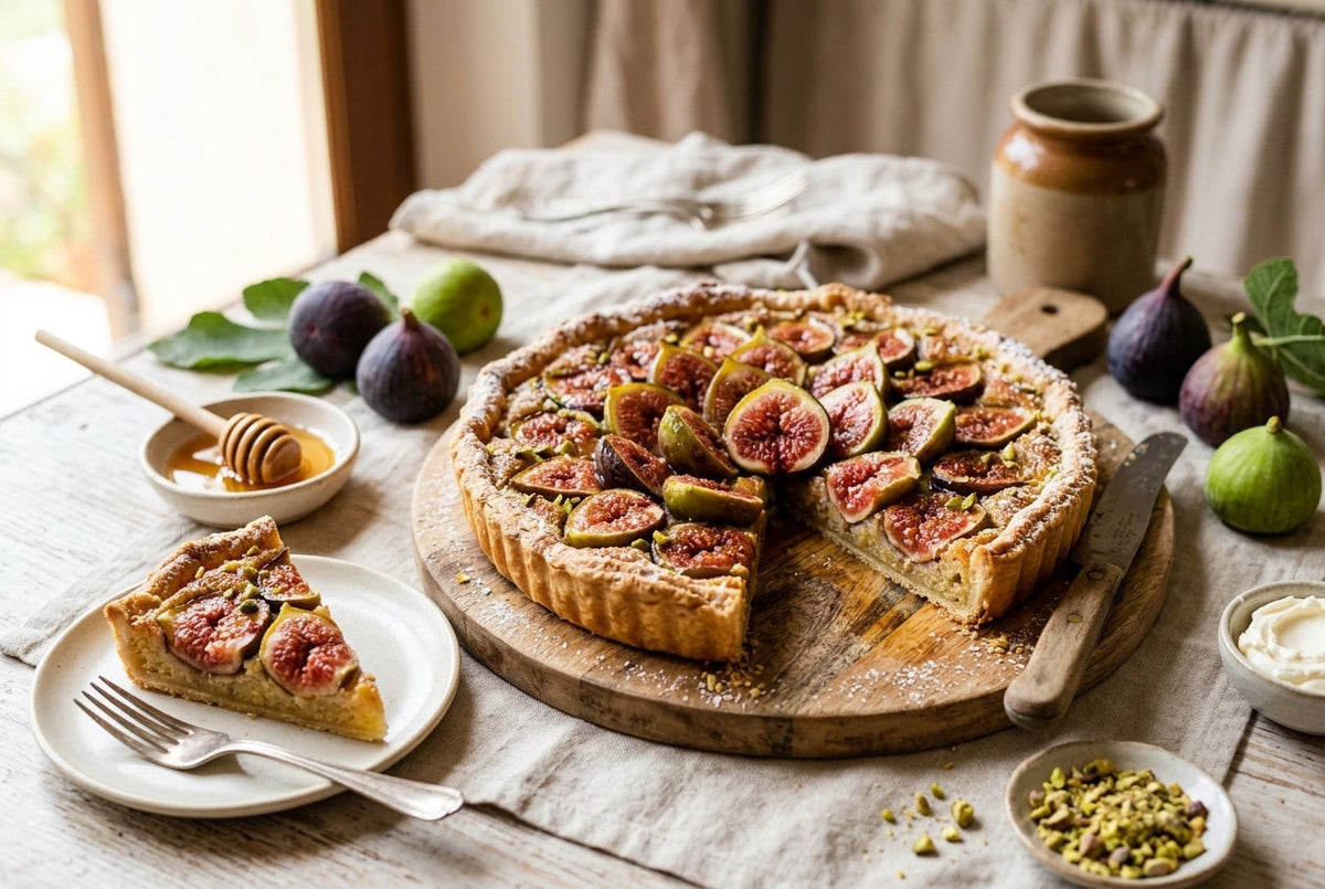 tarte aux figues fraîches pistache recette maison