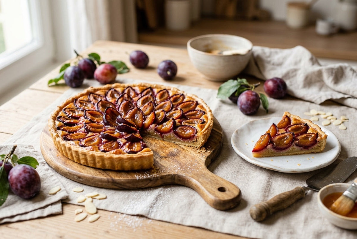 tarte aux prunes amandes recette maison
