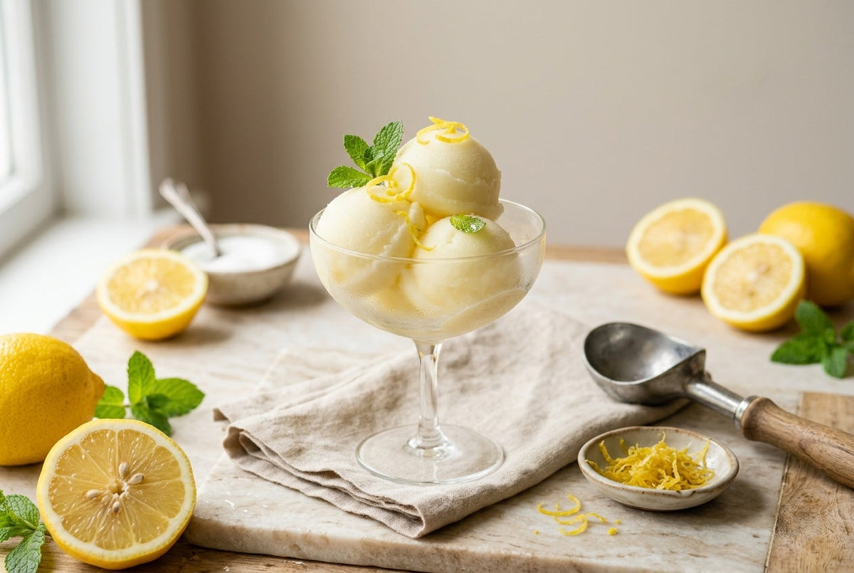 sorbet citron maison recette