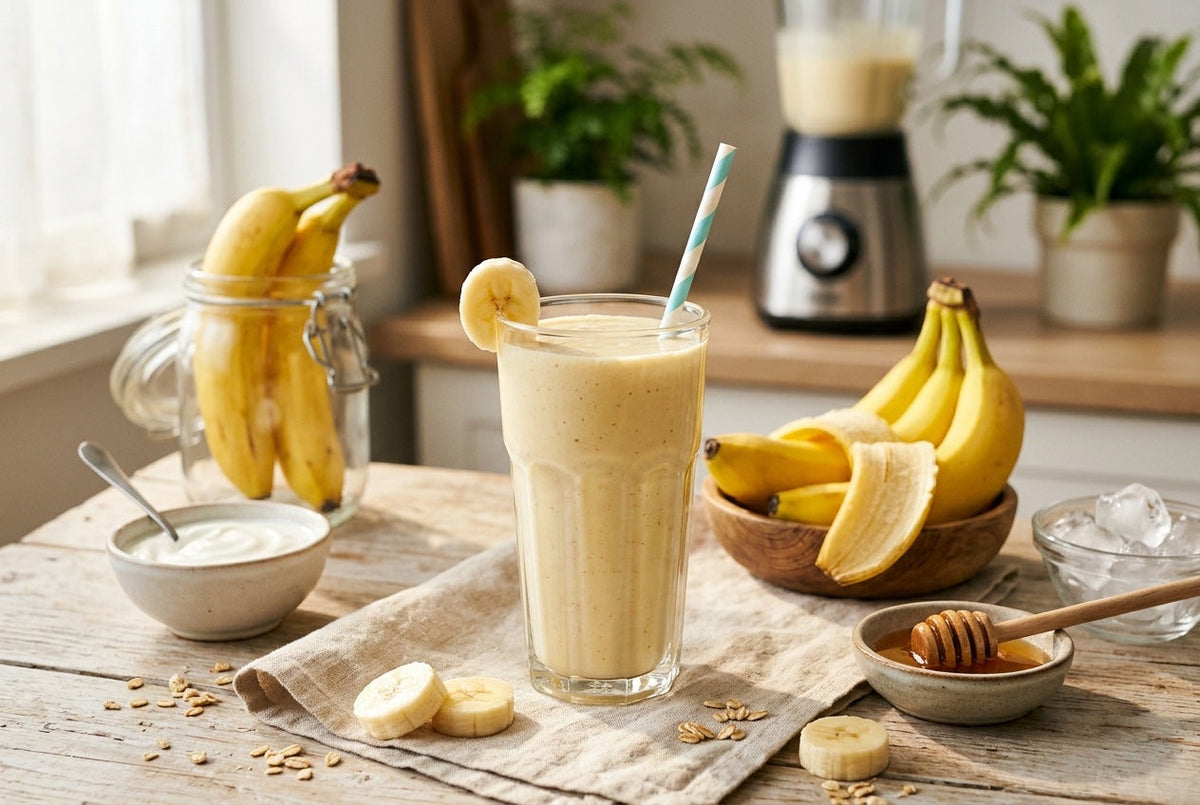 smoothie banane onctueux recette