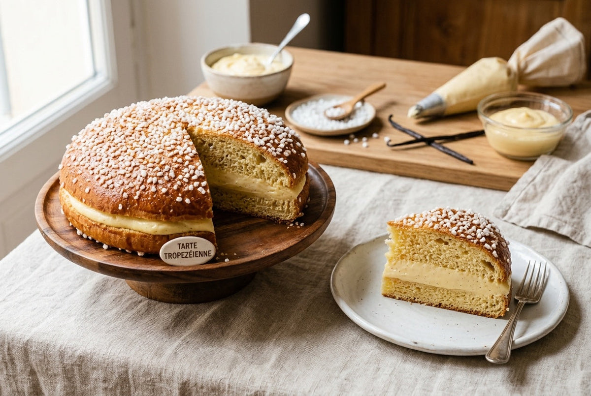 tarte tropézienne brioche crème recette