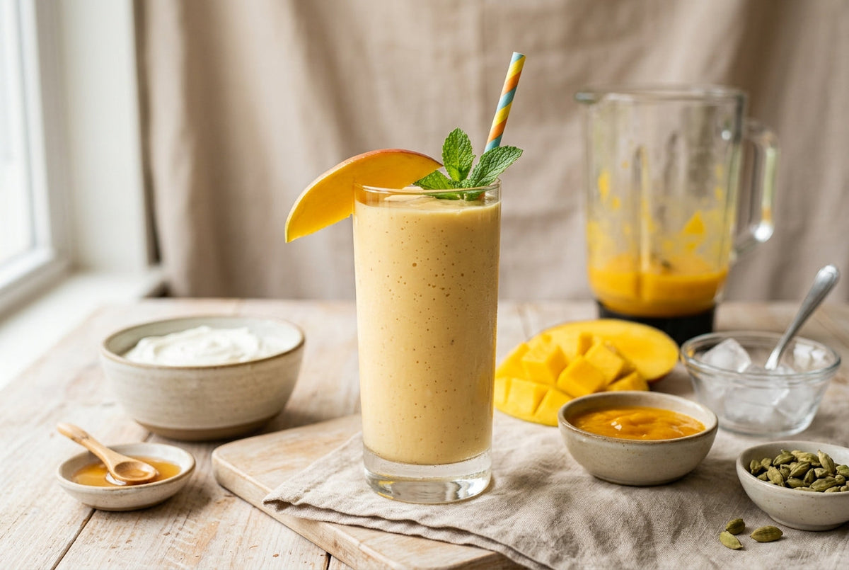 lassi mangue boisson indienne yaourt recette