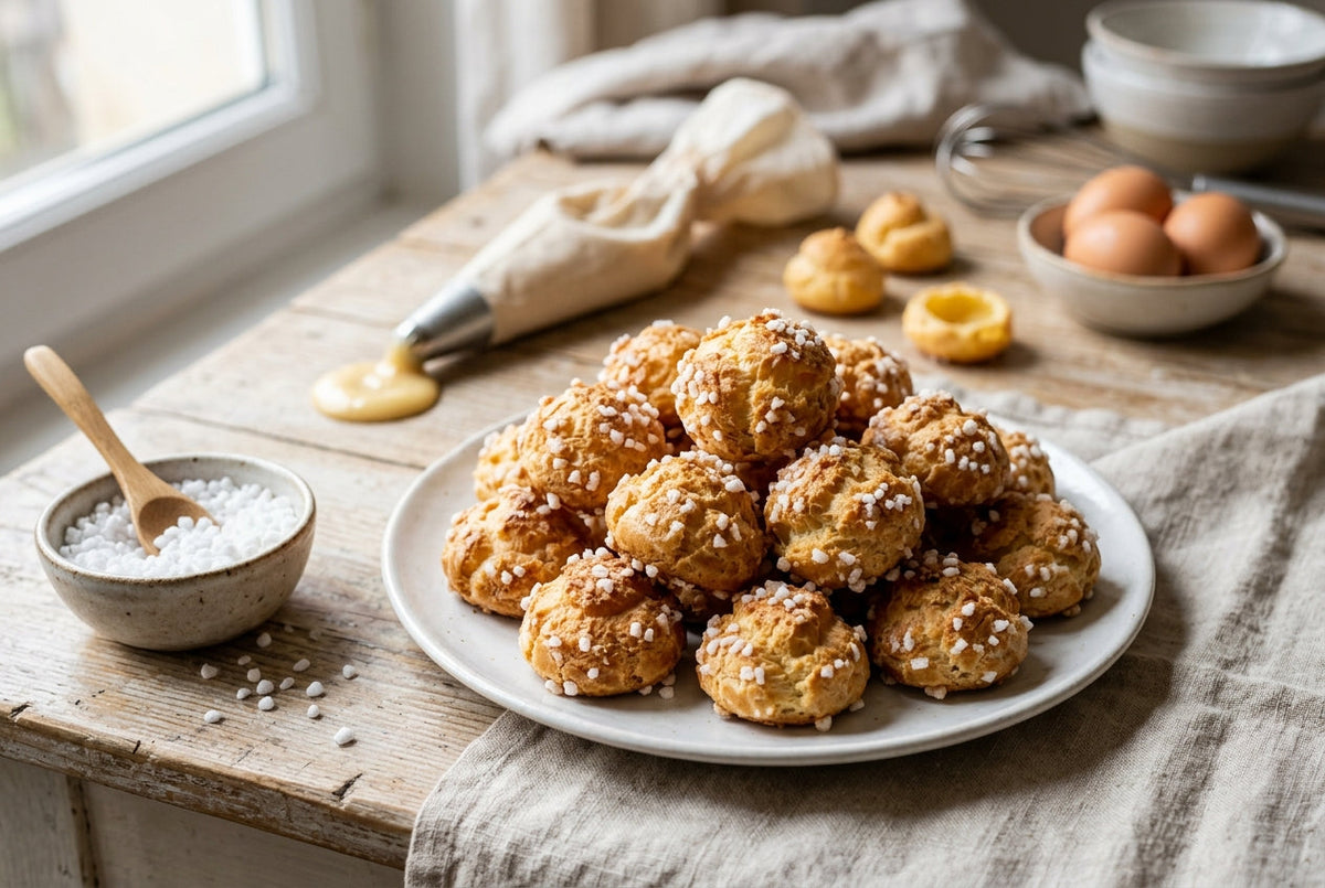 chouquettes maison sucre perle pate a choux recette