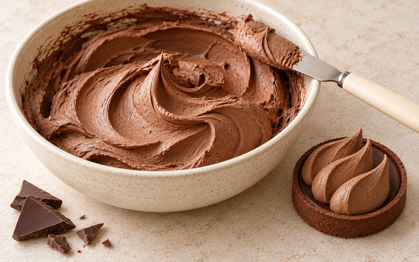 RECETTE DE LA GANACHE MONTÉE AU CHOCOLAT NOIR