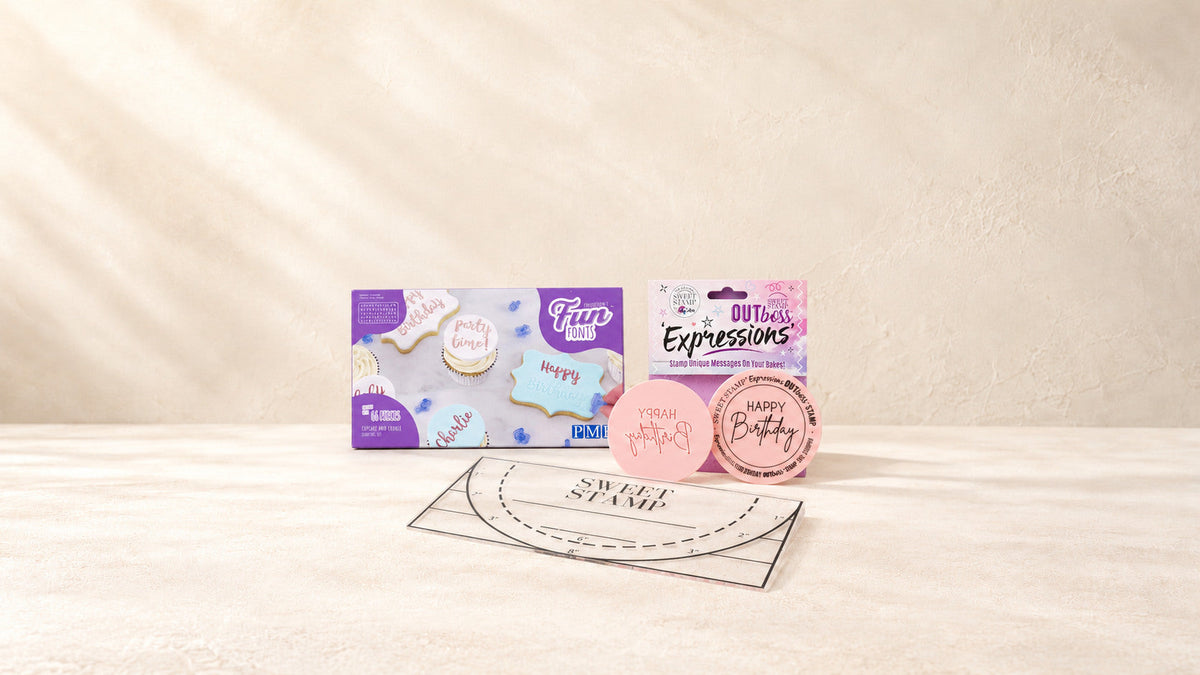 Embosseur & Outbosseur — produits sur fond crème Patissland