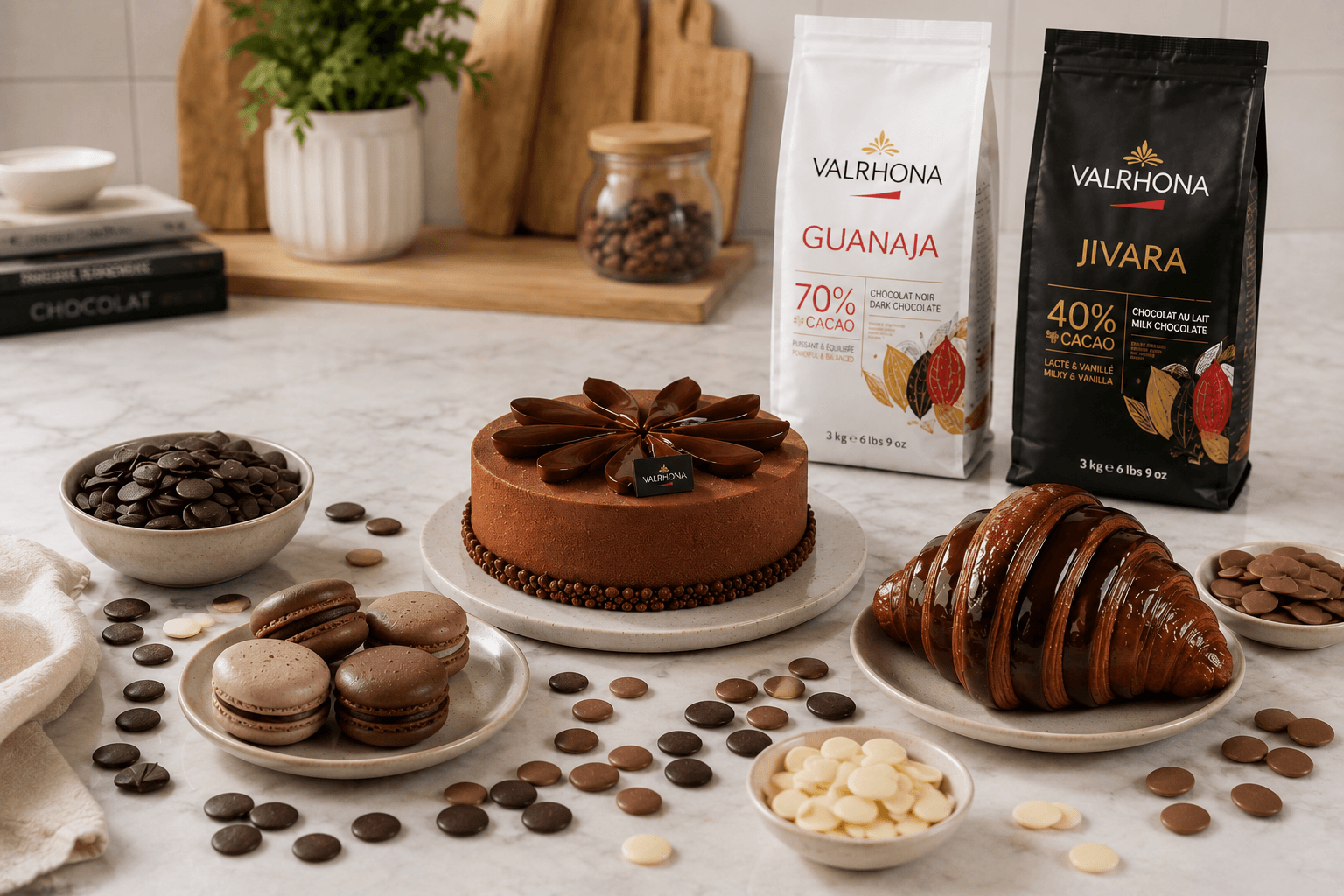 Chocolat Valrhona pistoles couverture pâtisserie - Patissland