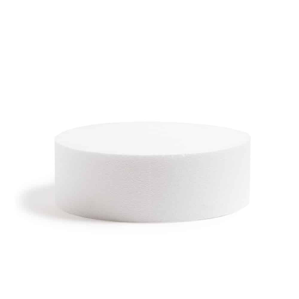 Disque en polystyrène Ø45 cm hauteur 10 cm base wedding cake