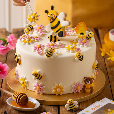  Ourson & Abeilles – Lot de 6 pièces | Decora