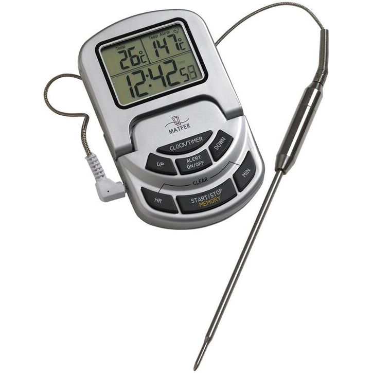 Thermomètre de cuisson avec sonde et alarme Matfer IP65
