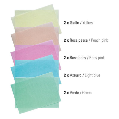 10 Feuilles Azyme Fines A4 Colorées - DECORA
