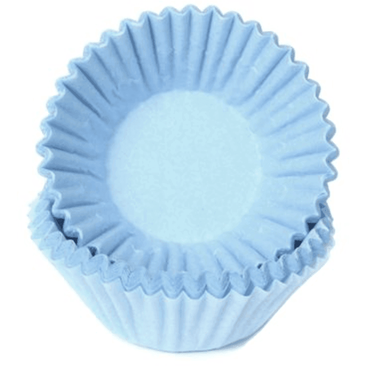 100 mini Caissettes Bleu Pastel - HOUSE OF MARIE