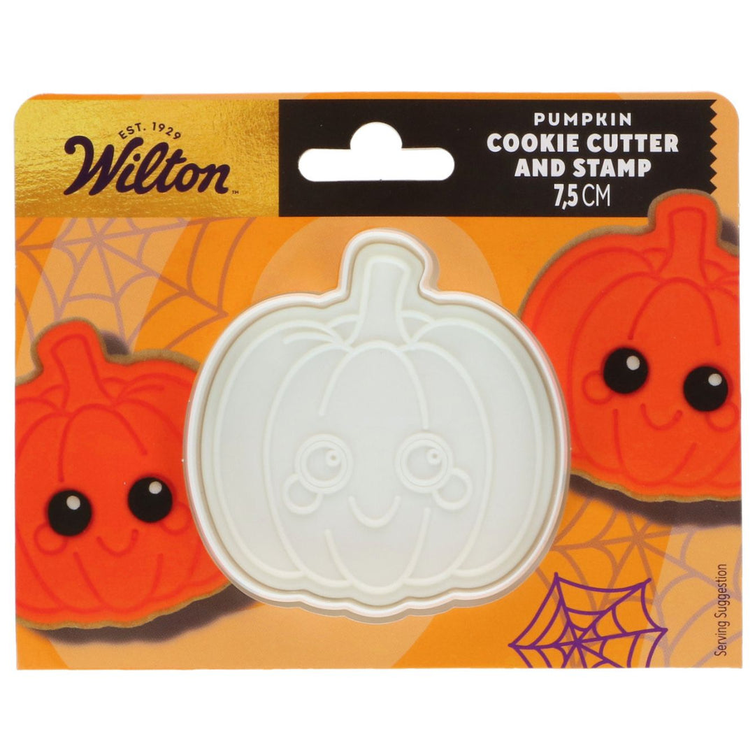 Emporte-pièce et Tampon Halloween 7,5 cm Citrouille