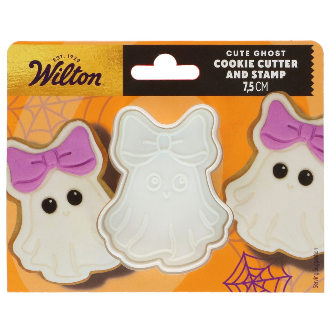 Emporte-pièce et Tampon Halloween 7,5 cm Fantôme Mignon
