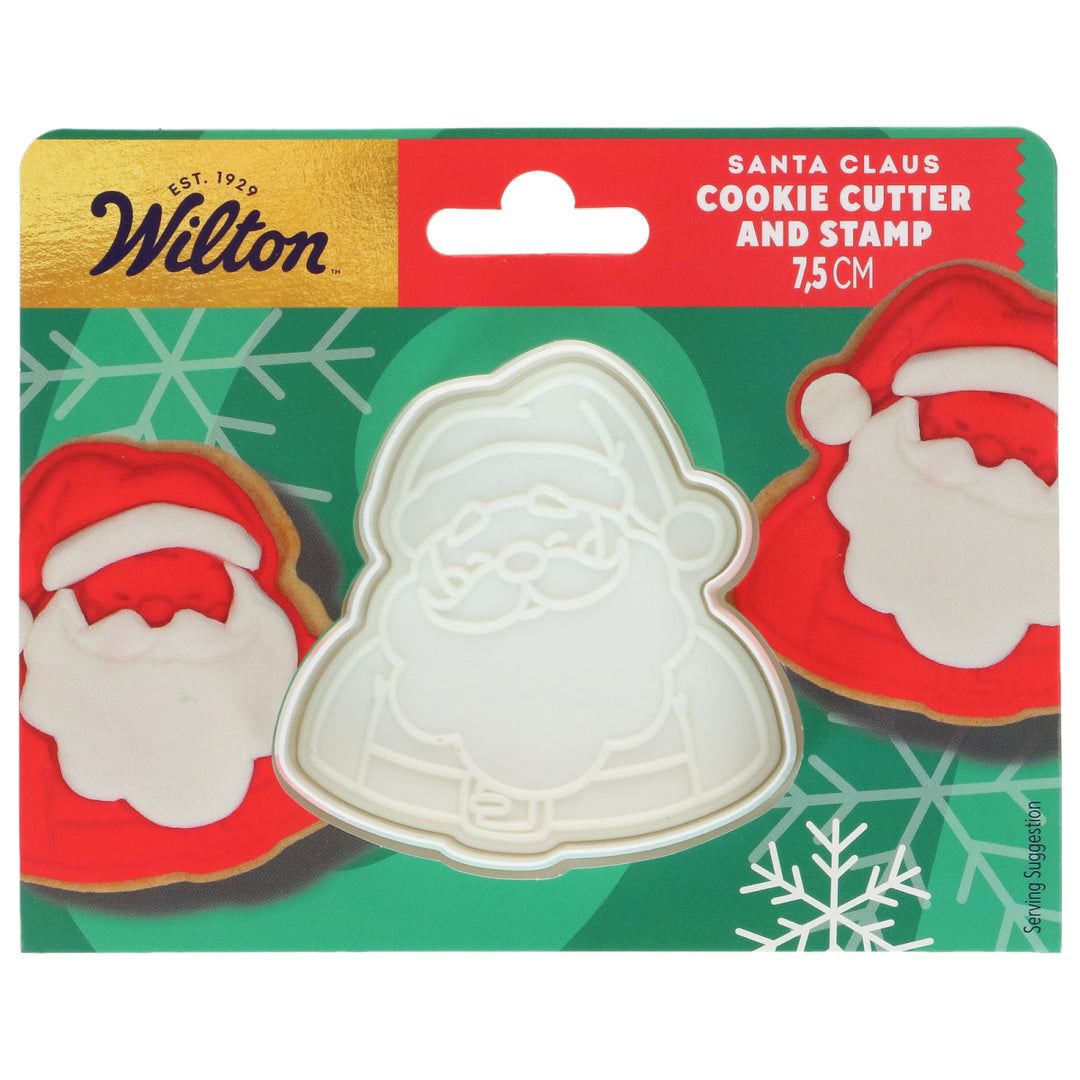 Emporte-Pièce avec Tampon Père Noël 7,5 cm