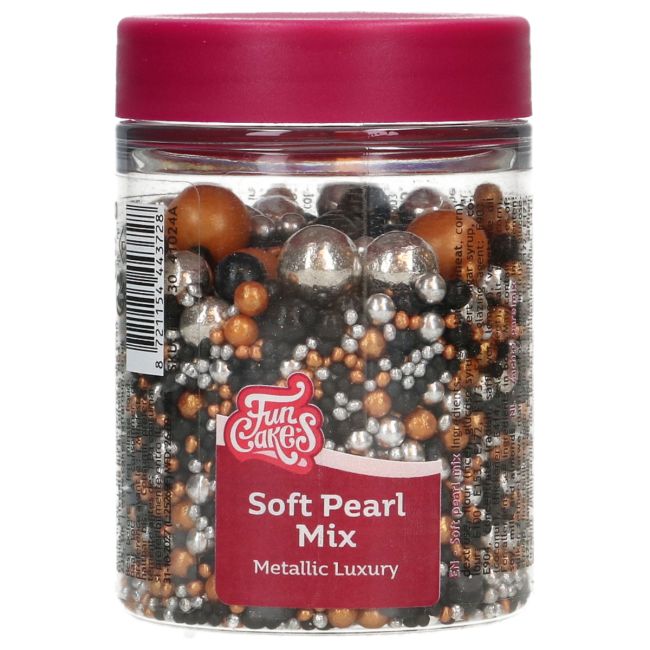Perles métallisées comestibles pour gâteaux, cupcakes, biscuits.