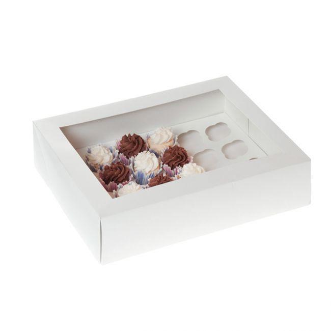 2 Boites - 24 Mini Cupcakes White Style - HOUSE OF MARIE