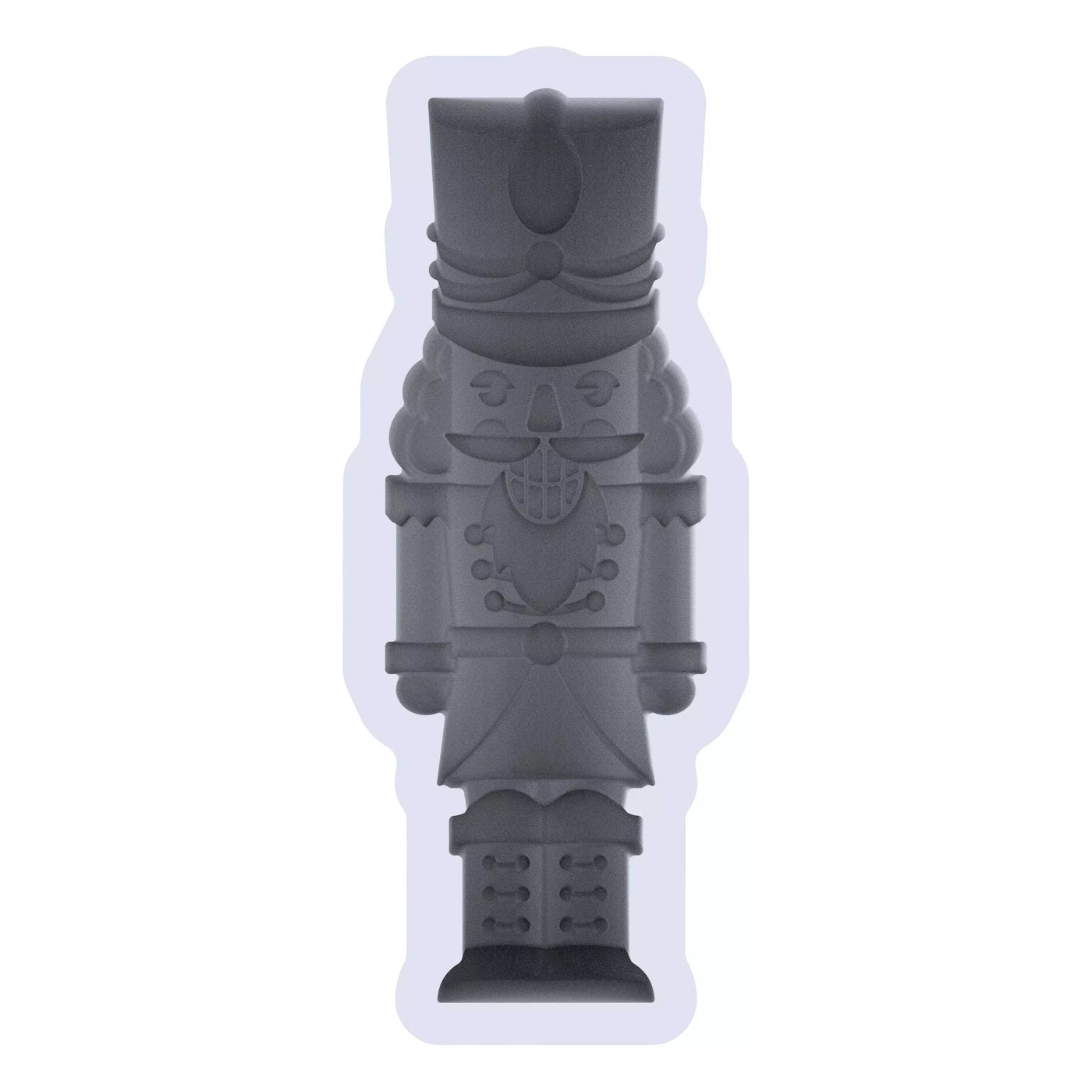 Moule bûche Nutcracker – vue dessous avec renforts anti-déformation