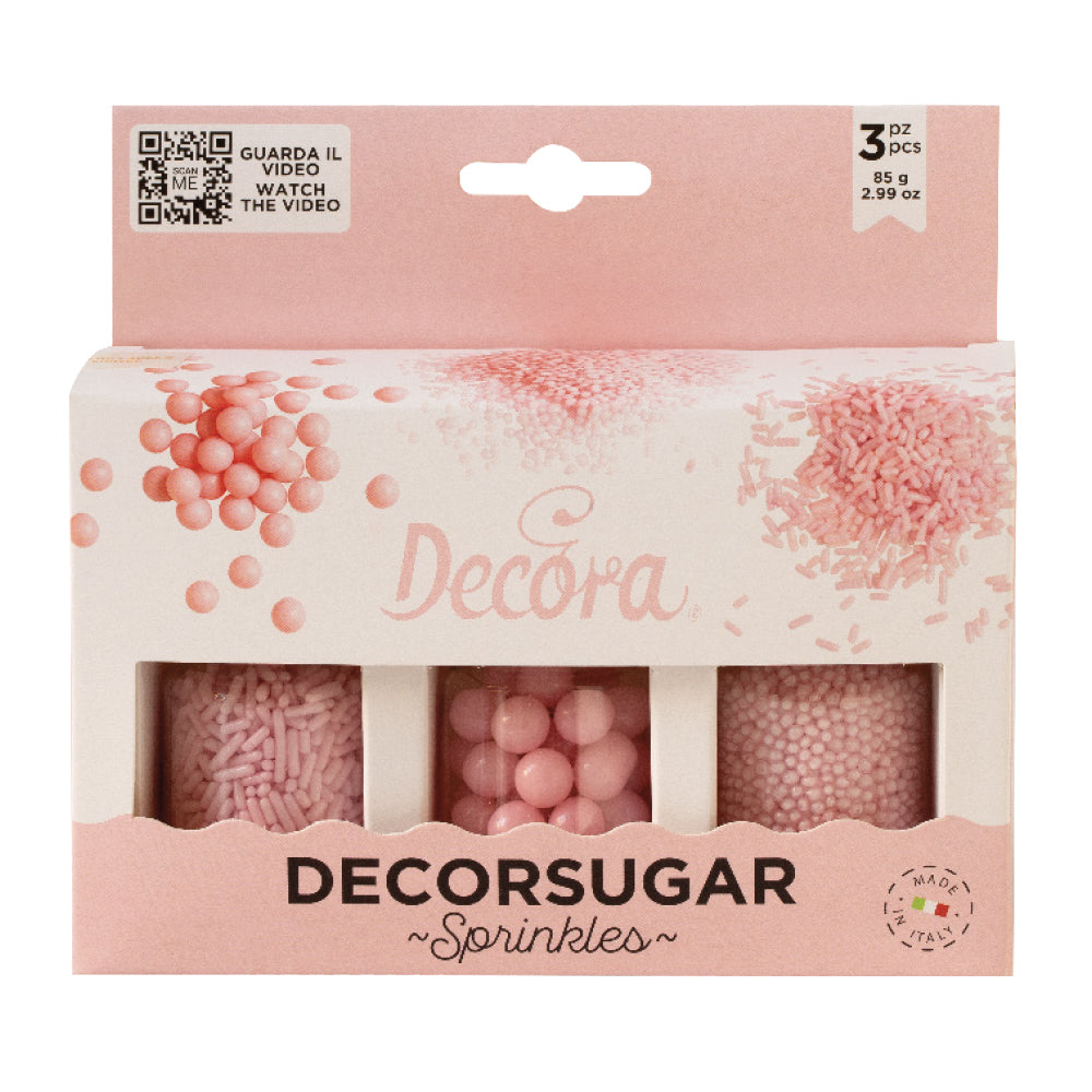 Décorations Pearly rose 85 g Decora