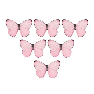 22 Papillons Comestibles - Pink - CRYSTAL CANDY