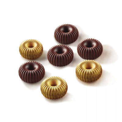 Moule à chocolats 3D Choco Crown Silikomart Easy Choc 11 cavités pour pralines et chocolats maison
