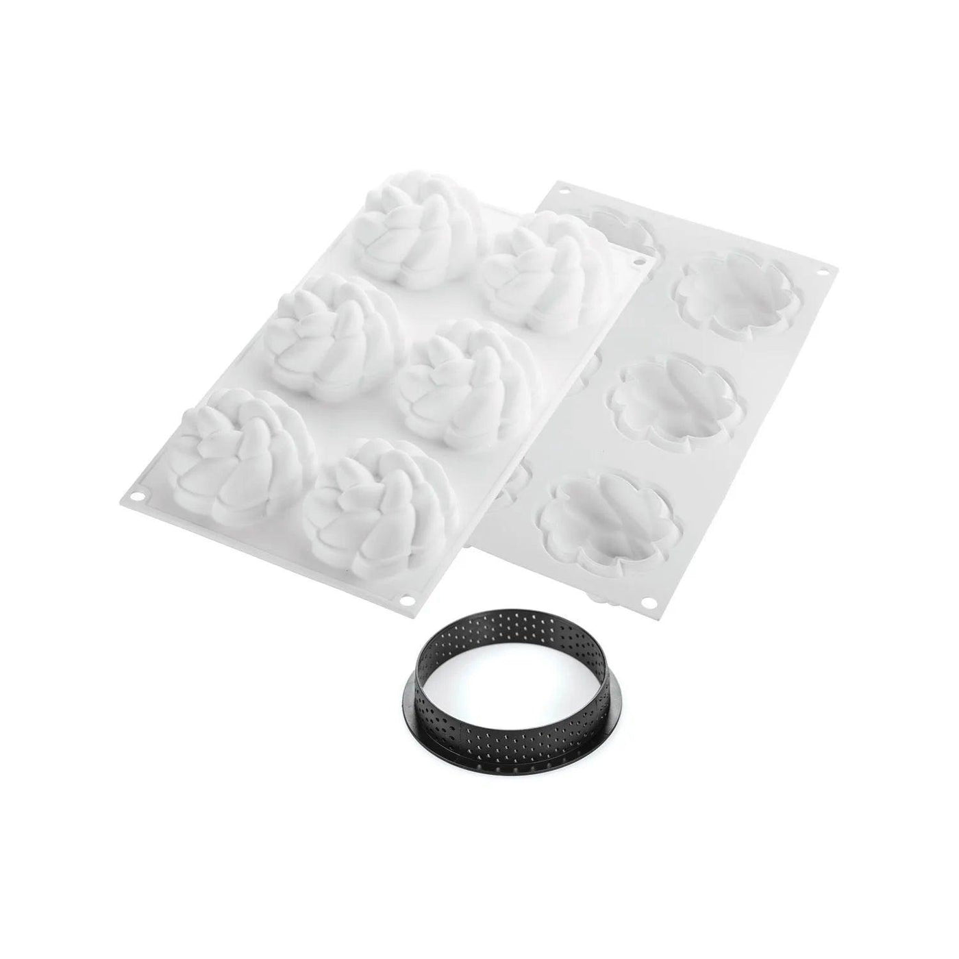 KIT 6 Tartelettes FLEUR ø80mm