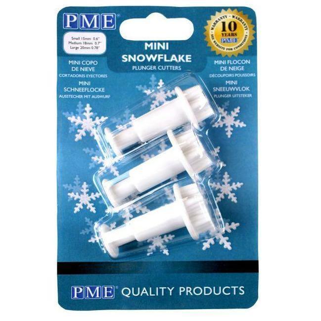 3 Emporte-pièce Mini Flocons de Neige
