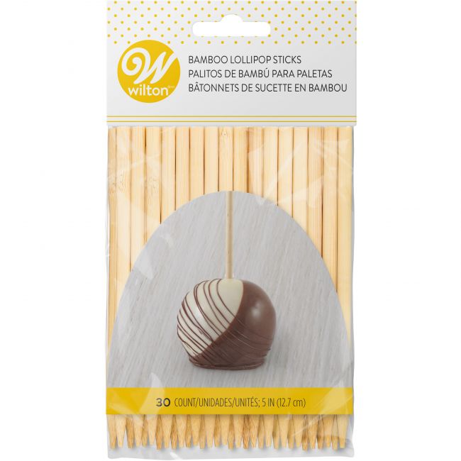 30 Bâtonnets en Bambou - Pop Cakes