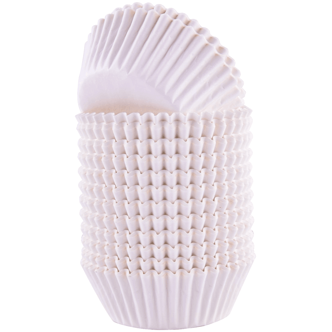 300 Caissettes Blanches