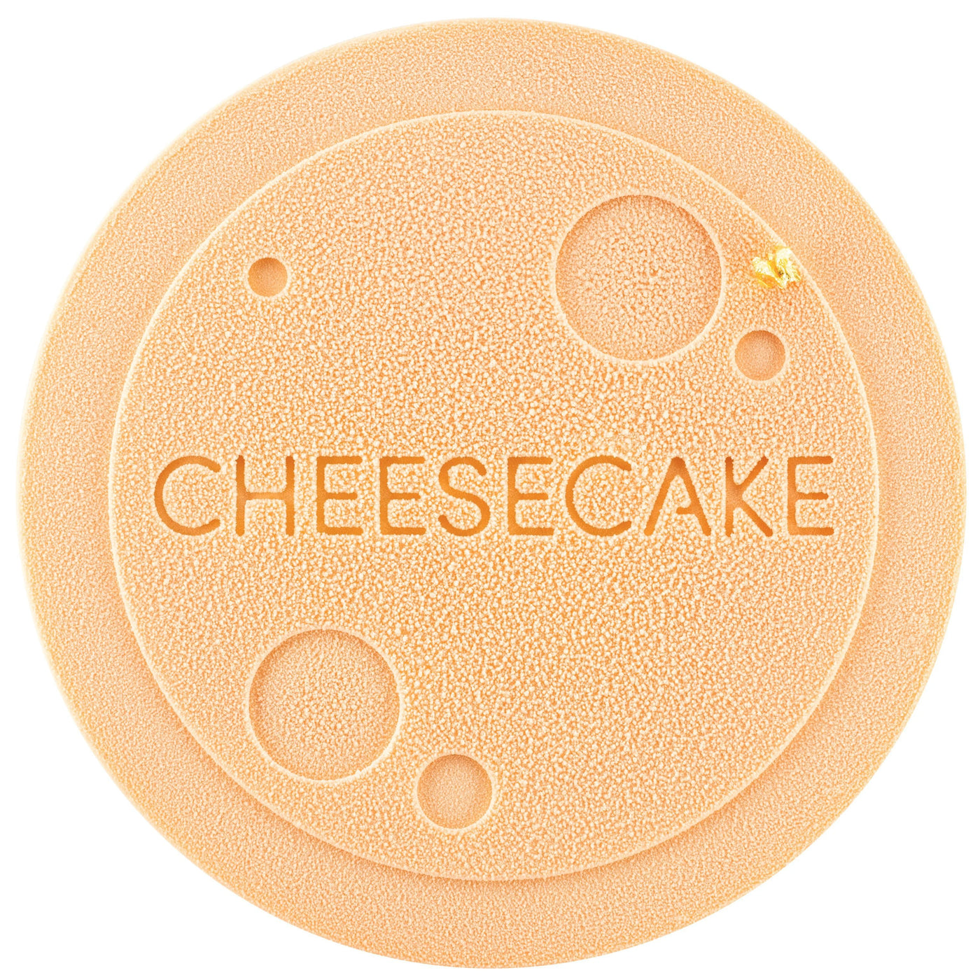 Moule silicone Cheesecake Decor Silikomart avec décor embossé "CHEESECAKE"
