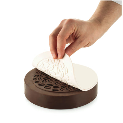 Moule en silicone Coffee Decor de Silikomart avec motif grain de café