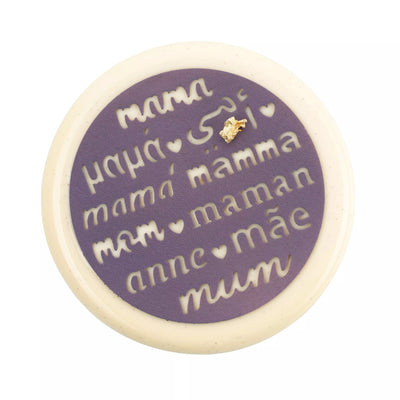 Moule Mum Decor – vue dessus avec lettrages “maman” multilingues