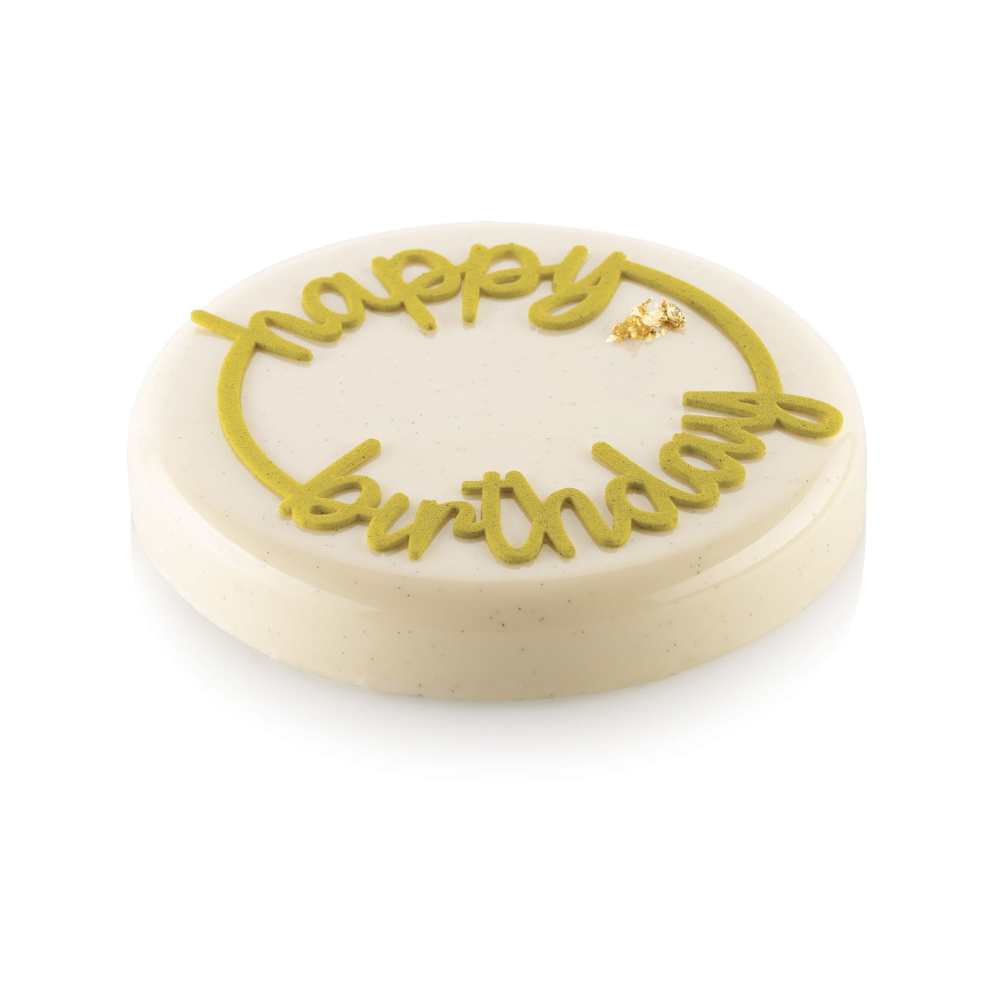 Moule en silicone Happy Birthday Decor Silikomart Professional pour décorations d’entremets