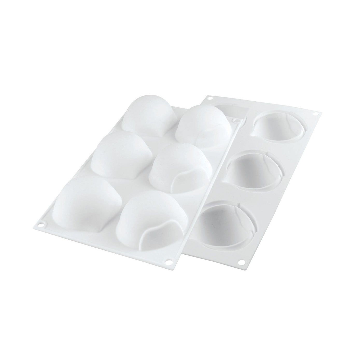 Moule silicone 6 Marrons 110 ml Silikomart – plaque