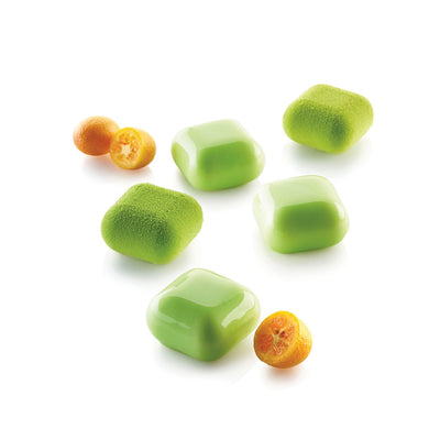 Moule GEM30 Silikomart Professional – 15 cavités de 30 ml pour monoportions élégantes et modernes
