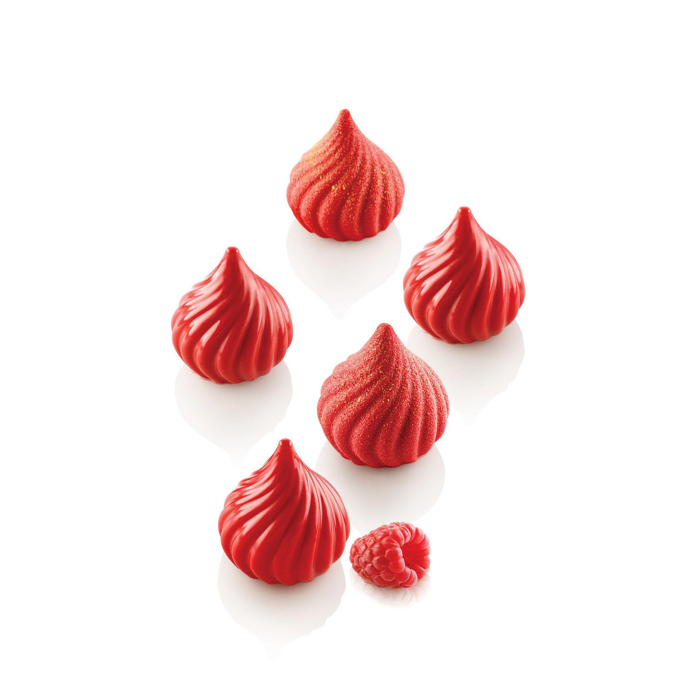 Moule silicone Russian Tale 30 Silikomart Professional – 15 cavités 30 ml pour entremets et créations modernes
