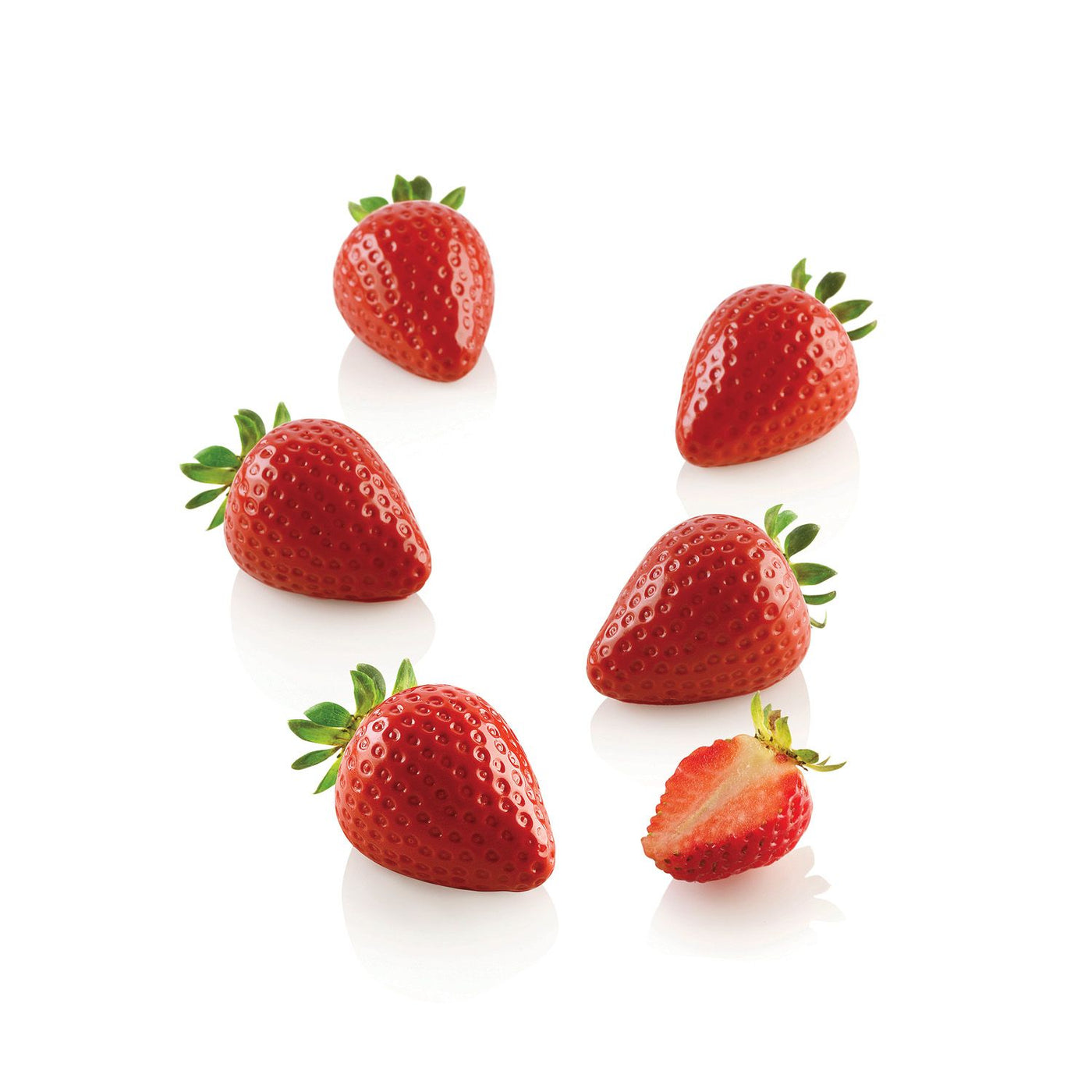 Desserts trompe-l’œil fraise réalisés avec FRAGOLA30