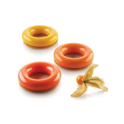 Moule silicone Silikomart Promise 65 ml – 6 cavités rondes élégantes avec double emporte-pièce