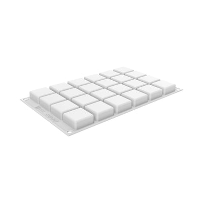Moule silicone Silikomart Quadrato XS 20 ml – 24 cavités carrées pour mini desserts