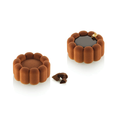 Moule en silicone Charlotte 100 Silikomart Professional pour desserts individuels modernes de 100 ml