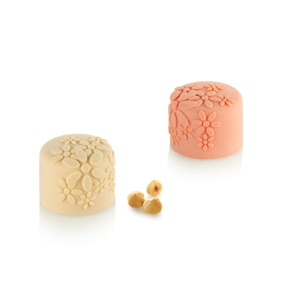 Moule en silicone Antea 130 Silikomart Professional – 8 cavités motif floral