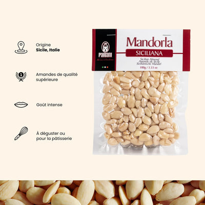 Blanšírované mandle ze Sicílie - 100g