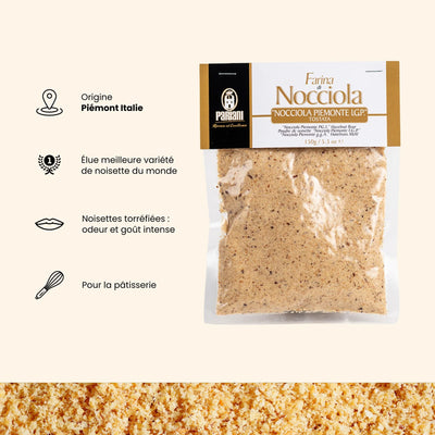 Piemonte SGB hasselnötspulver - 150g