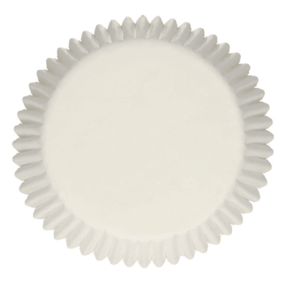 48 Caissettes à Cupcake Blanches