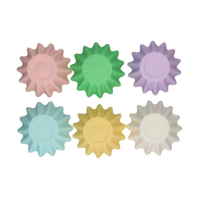 48 Caissettes à Cupcake Bloom - Pastel Mix
