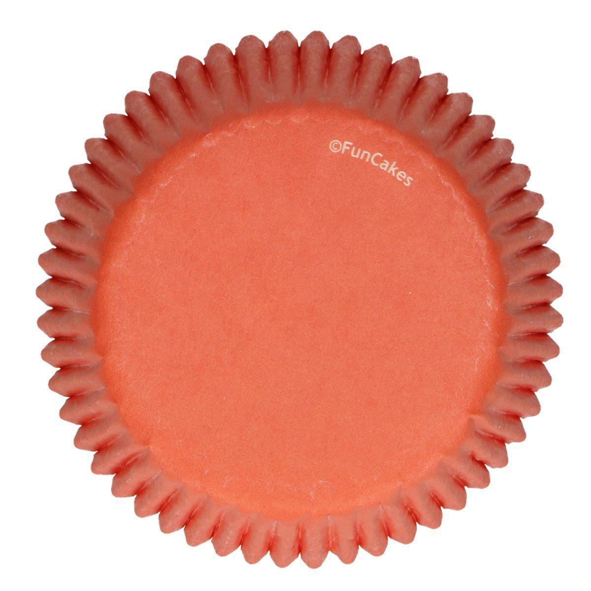 48 Caissettes à Cupcake Orange - FUN CAKES
